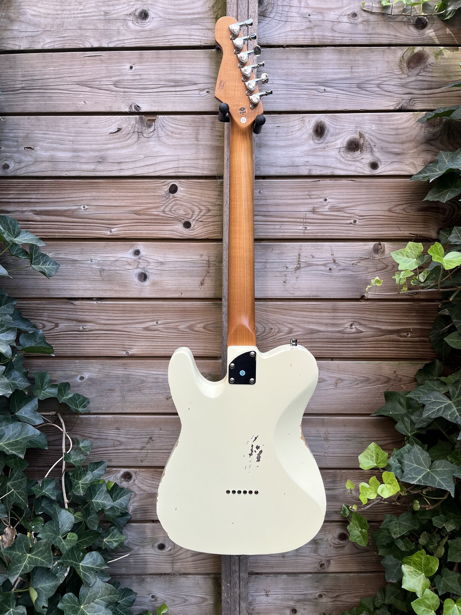 Patina Guitars Patina PT-6 T-Style Olympic White Relic