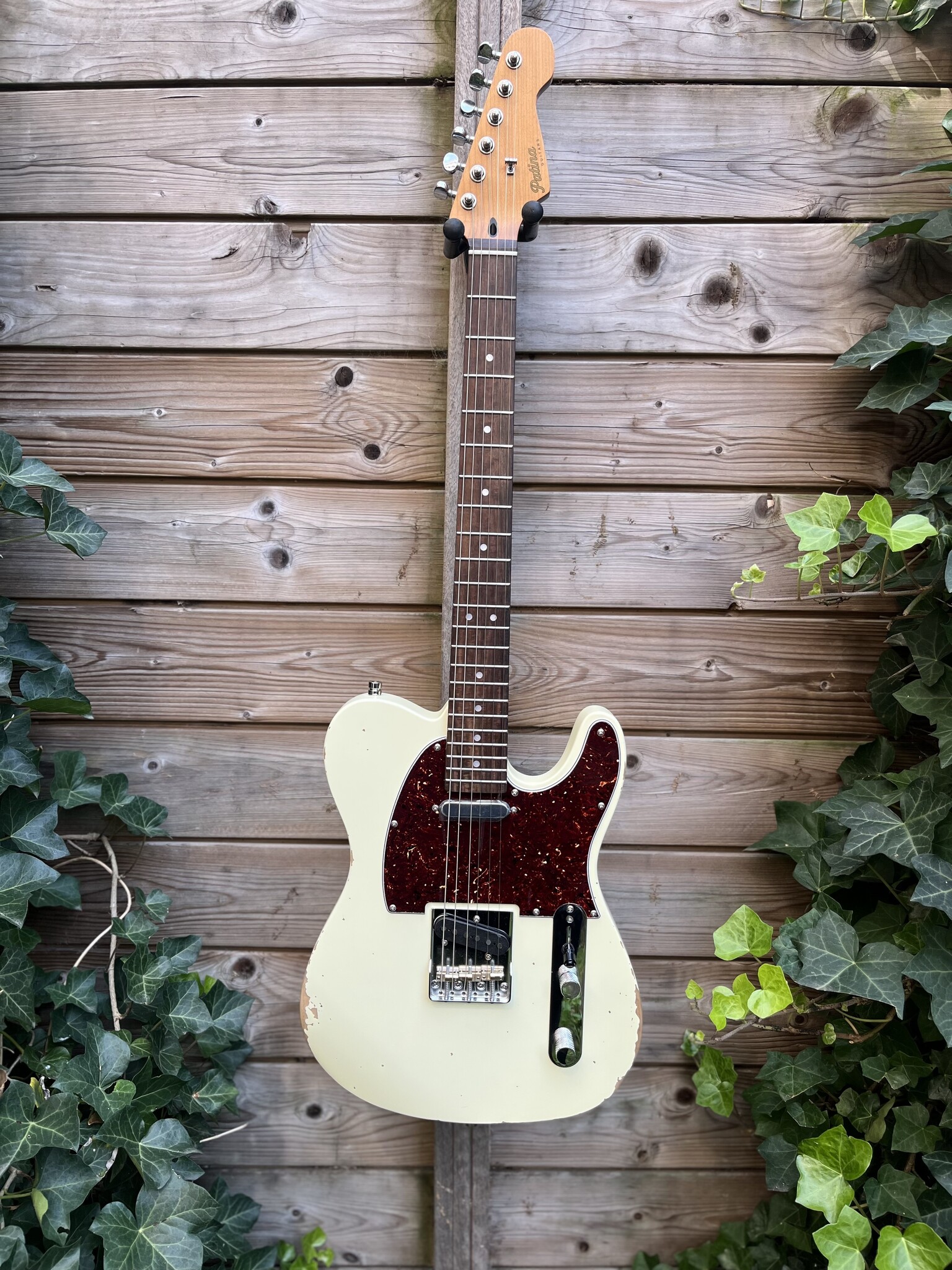 Patina Guitars Patina PT-6 T-Style Olympic White Relic
