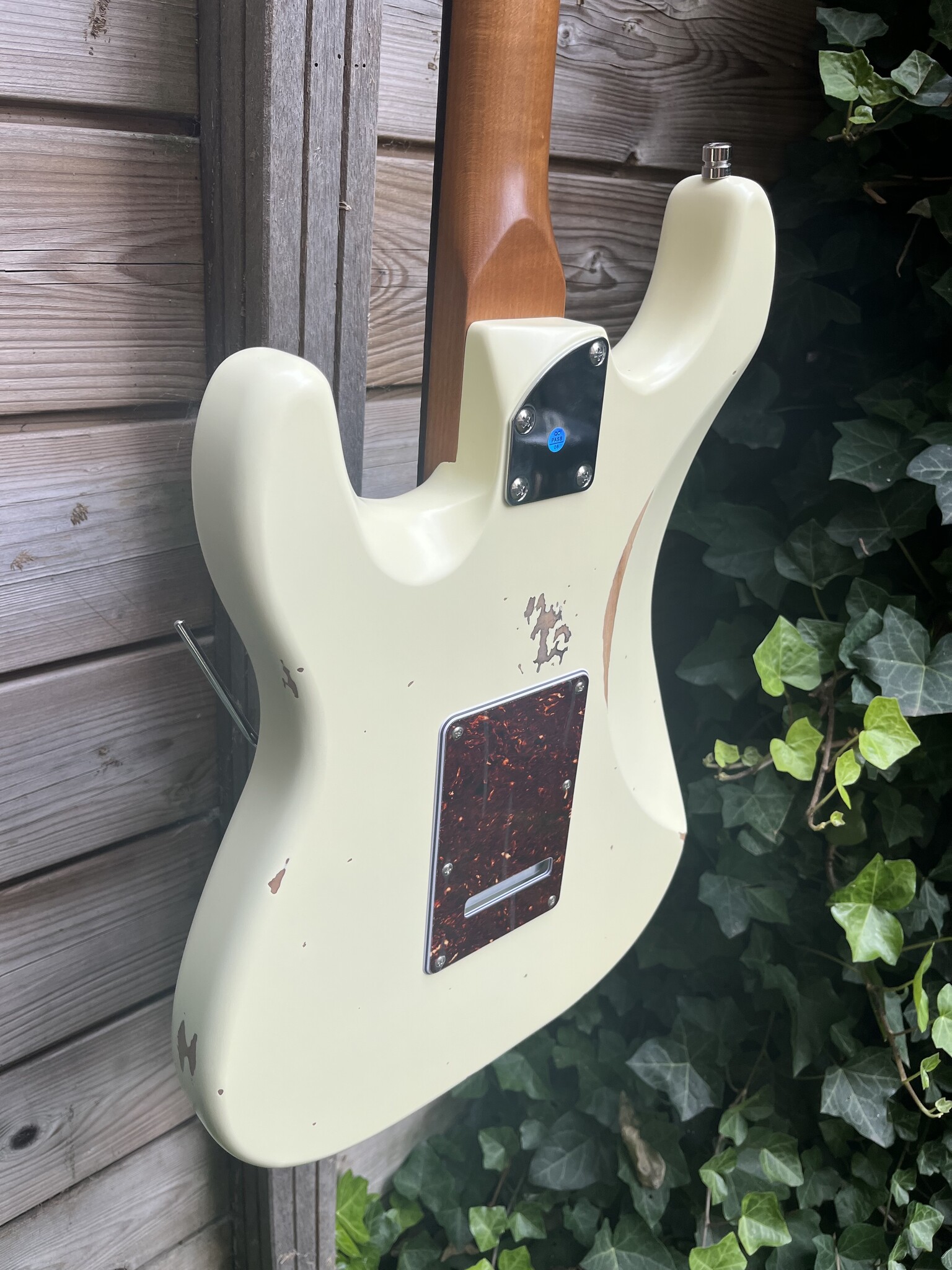 Patina Guitars Patina PS-6 S-Style Olympic White Relic