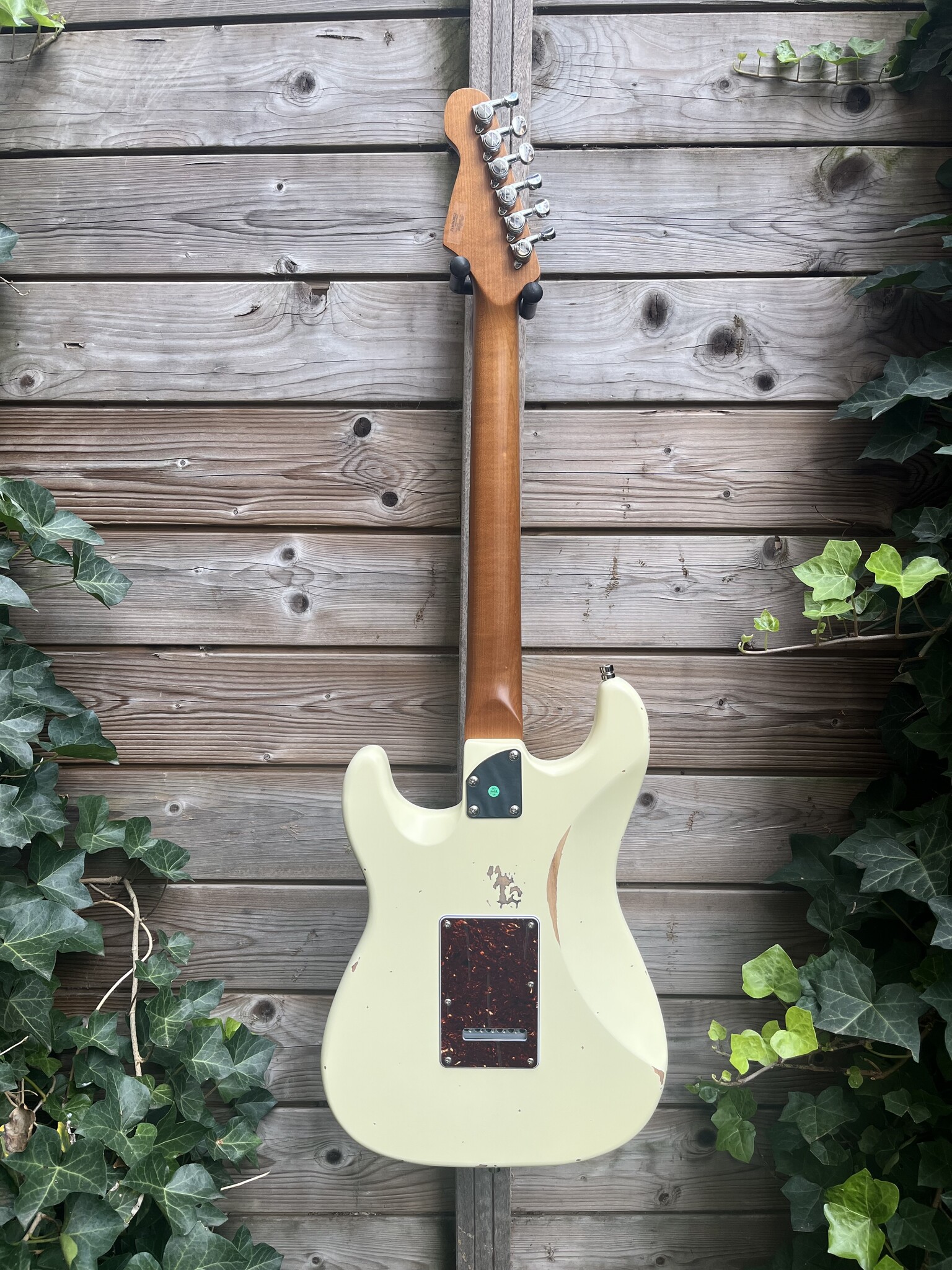 Patina Guitars Patina PS-6 S-Style Olympic White Relic
