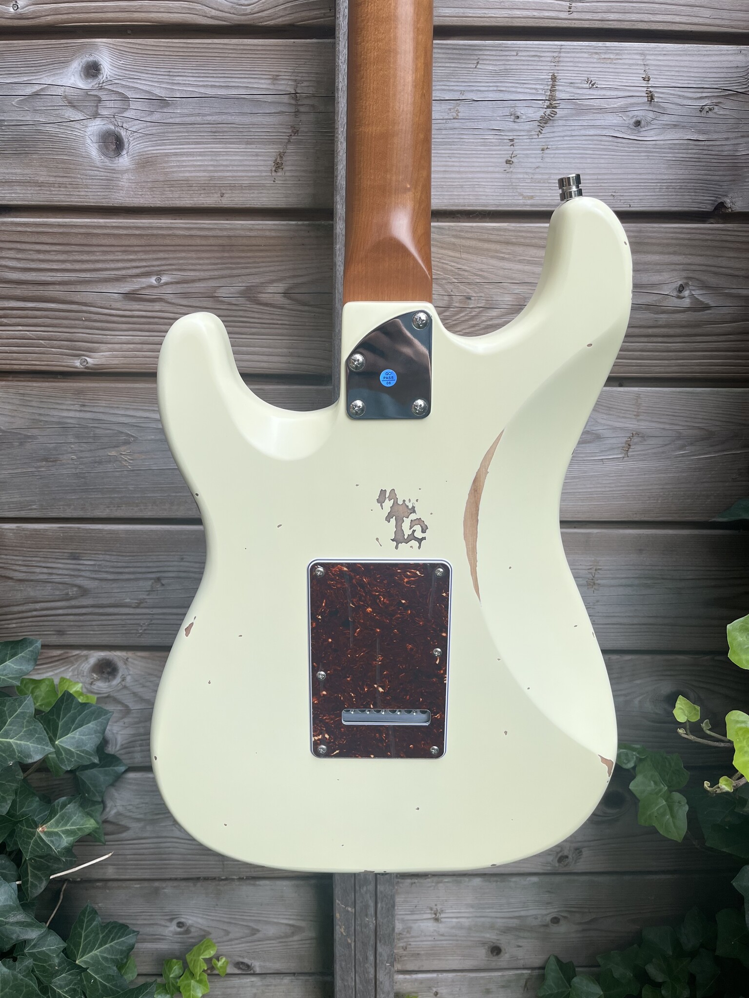 Patina Guitars Patina PS-6 S-Style Olympic White Relic