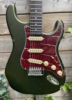 Patina Guitars Patina PS-6 S-Style Sherwood Green Relic
