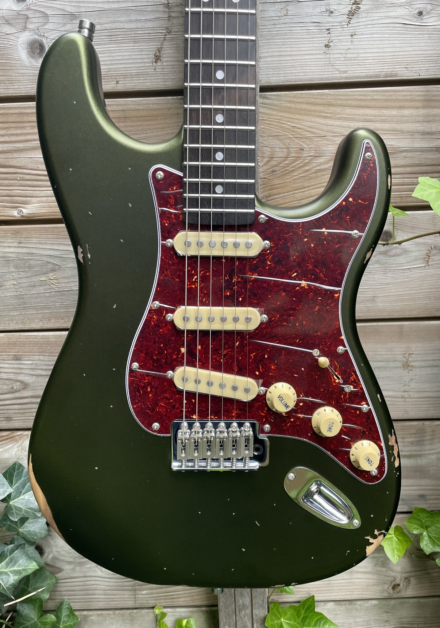 Patina Guitars Patina PS-6 S-Style Sherwood Green Relic