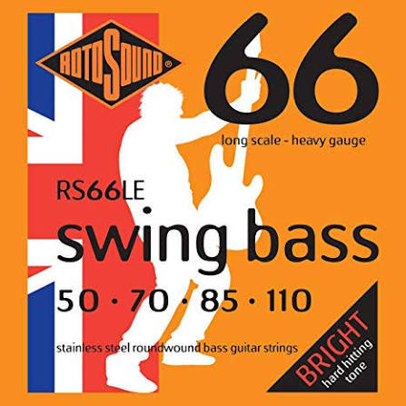 Rotosound Rotosound RS66LE Swing Bass 50-110 Stainless Steel Long Scale