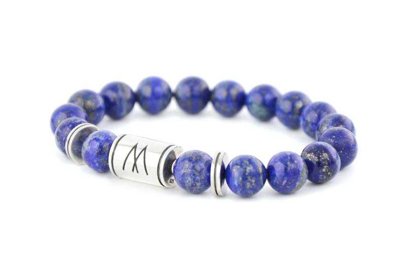 Blue Bracelet - Twin Silver Lapis Lazuli