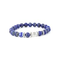 Blue Bracelet - Twin Silver Lapis Lazuli