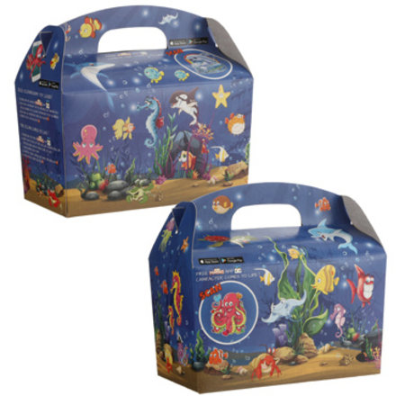Interaktive Ozean Lunchbox 100Stk. €0,40p.Stk. / Beim Kauf von 300Stk. €0,34 pro Stück