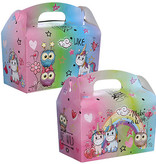 Menübox für Kinder Dreamgirls mit Cuty Cuty Plüschtier in Box 50Stk.
