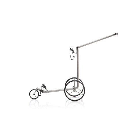 JuStar Silver 3-wheel pushtrolley