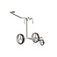 JuStar Silber 3-Rad Handwagen