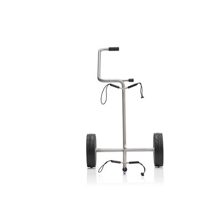 JuStar Silver 2-wheel pushtrolley