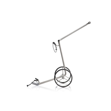 JuStar Silver 2-wheel pushtrolley