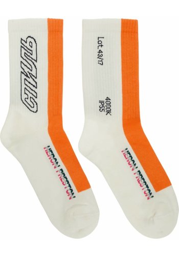 HERON PRESTON long sock стиль outline orange black HERON PRESTON long sock стиль outline orange black
