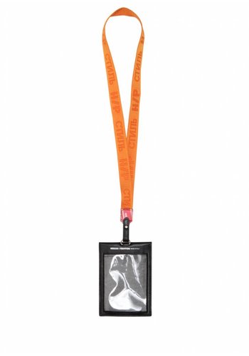 HERON PRESTON passport holder black orange HERON PRESTON passport holder black orange