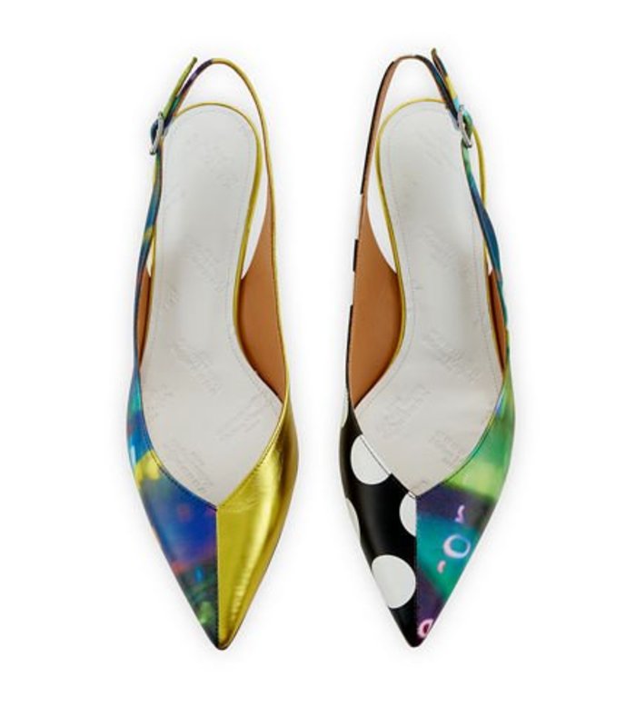 slingback kitten heel