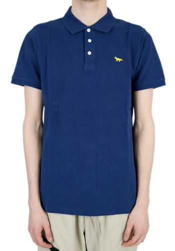 MAISON KITSUNE light piquet polo navy MAISON KITSUNE light piquet polo navy