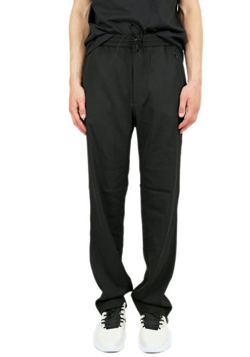 Y-3 wool sat. straight pant black Y-3 wool sat. straight pant black