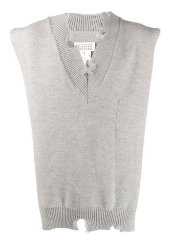 MAISON MARGIELA sleeveless sweater grey MAISON MARGIELA sleeveless sweater grey