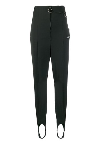 OFF-WHITE high waist fitted pant black no color OFF-WHITE high waist fitted pant black no color