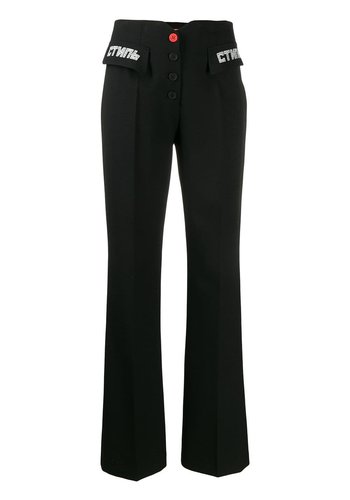 HERON PRESTON tailored pants стиль black white HERON PRESTON tailored pants стиль black white