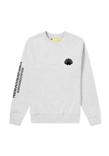 NEW AMSTERDAM SURFASSOCIATION logo sweat ash NEW AMSTERDAM SURFASSOCIATION logo sweat ash