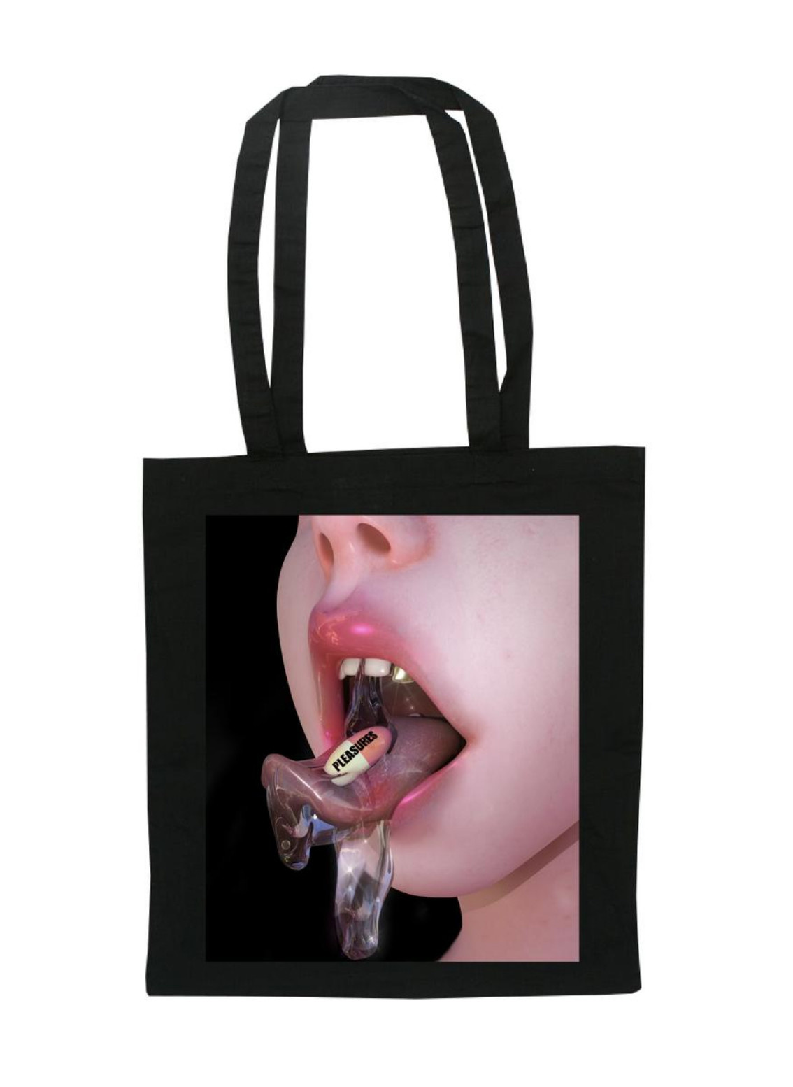 pleasures tote bag