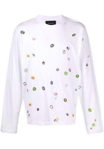 BOTTER longsleeve fruitstickers t-shirt white BOTTER longsleeve fruitstickers t-shirt white