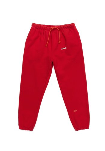 ALIFE generic logo fleece sweatpant red