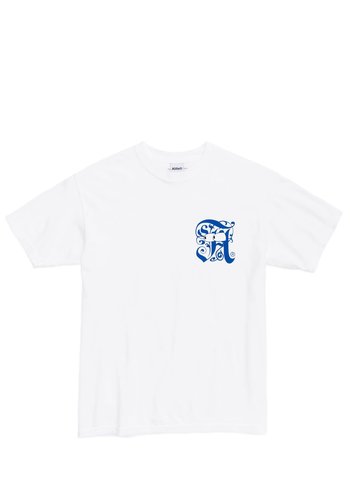 ALIFE antique a eyes tee white navy ALIFE antique a eyes tee white navy