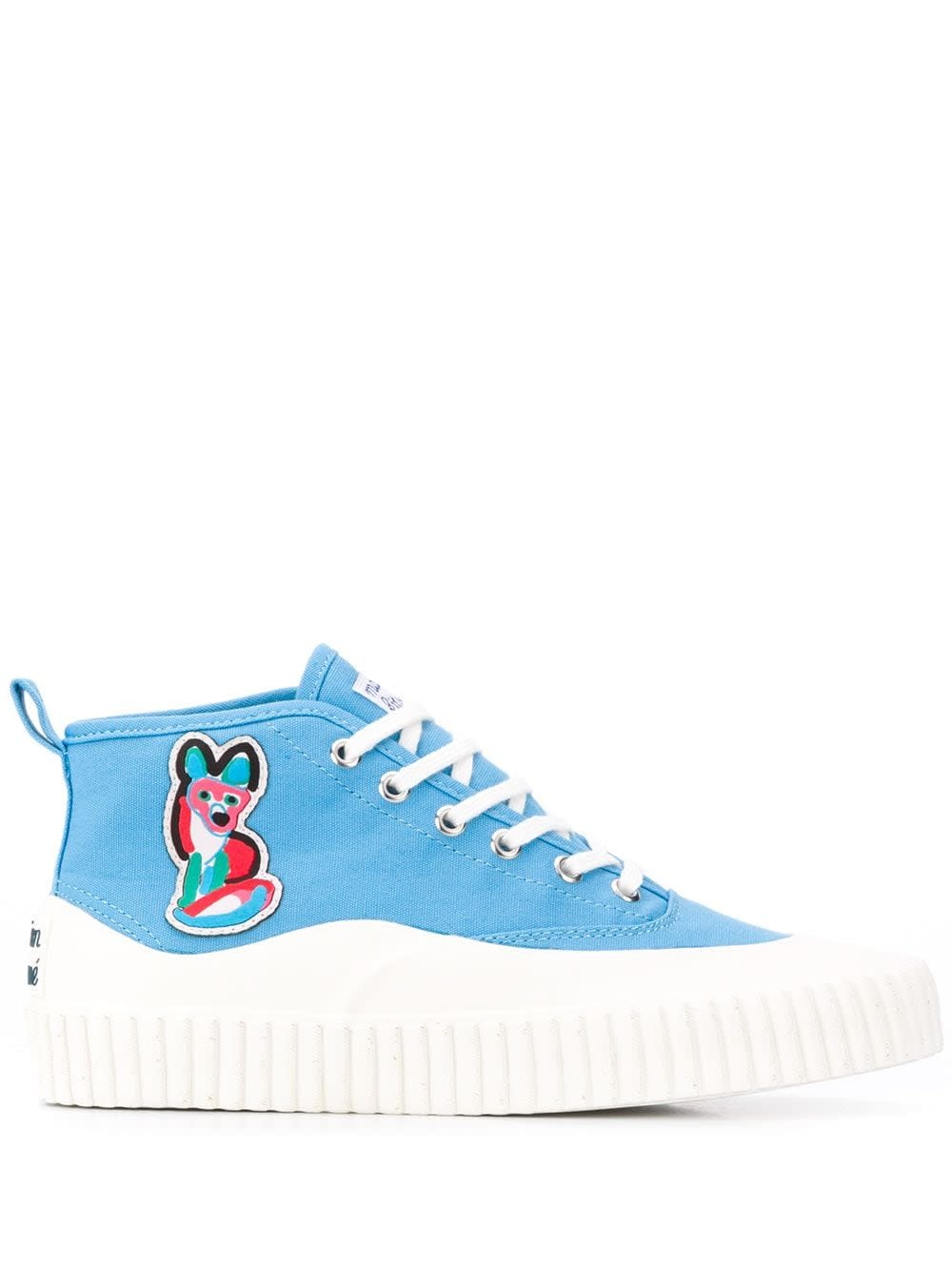 maison kitsuné high top sneakers