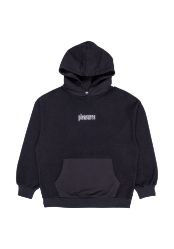 PLEASURES logic reverse terry hoodie black PLEASURES logic reverse terry hoodie black