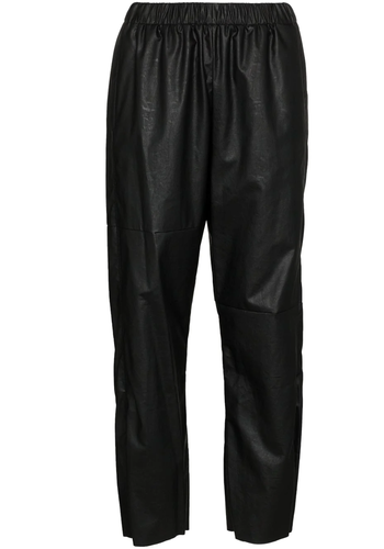 MM6 MAISON MARGIELA vegan leather black pants MM6 MAISON MARGIELA vegan leather black pants