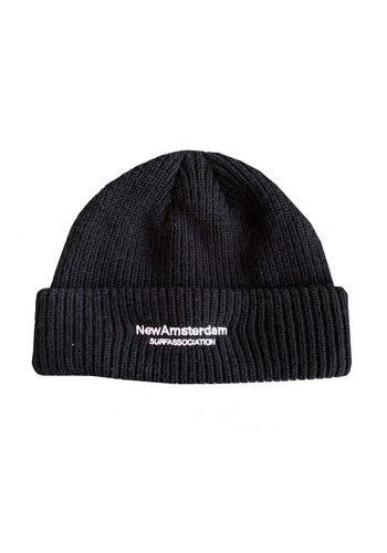 NEW AMSTERDAM SURFASSOCIATION beanie black NEW AMSTERDAM SURFASSOCIATION beanie black