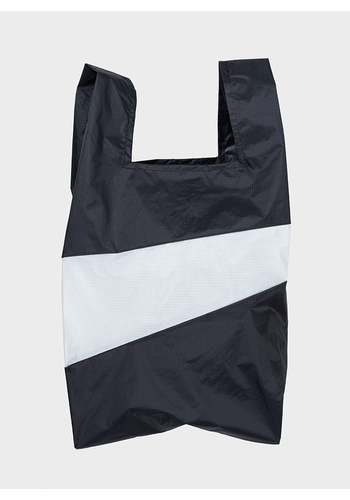 SUSAN BIJL shopping bag black & white l SUSAN BIJL shopping bag black & white l