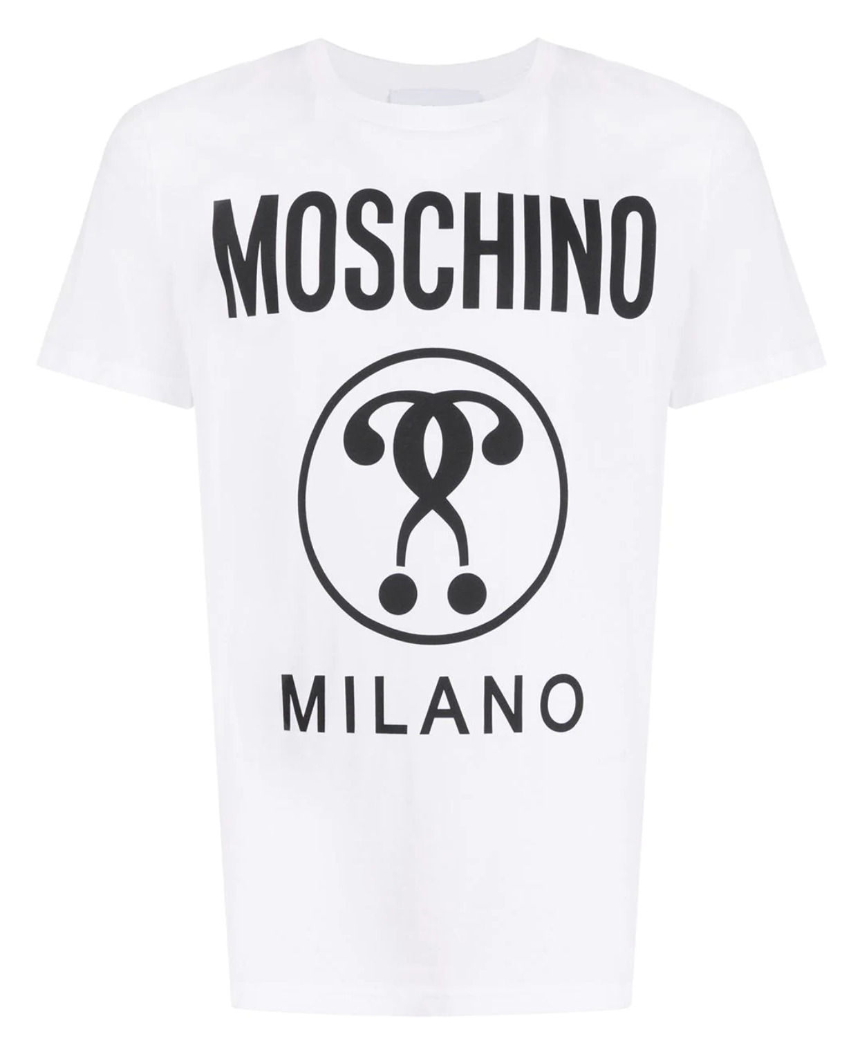 moschino question mark t shirt