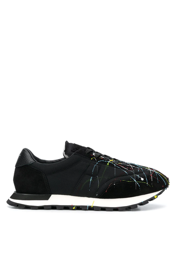 MAISON MARGIELA painted runner black MAISON MARGIELA painted runner black