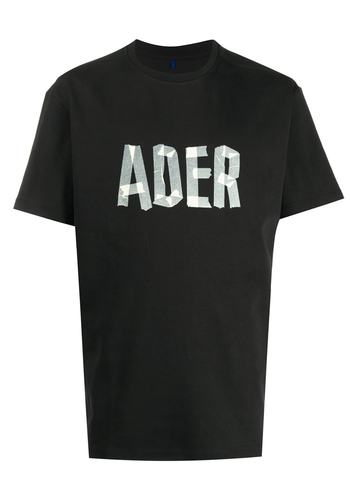 ADER ERROR t-shirt front print black ADER ERROR t-shirt front print black