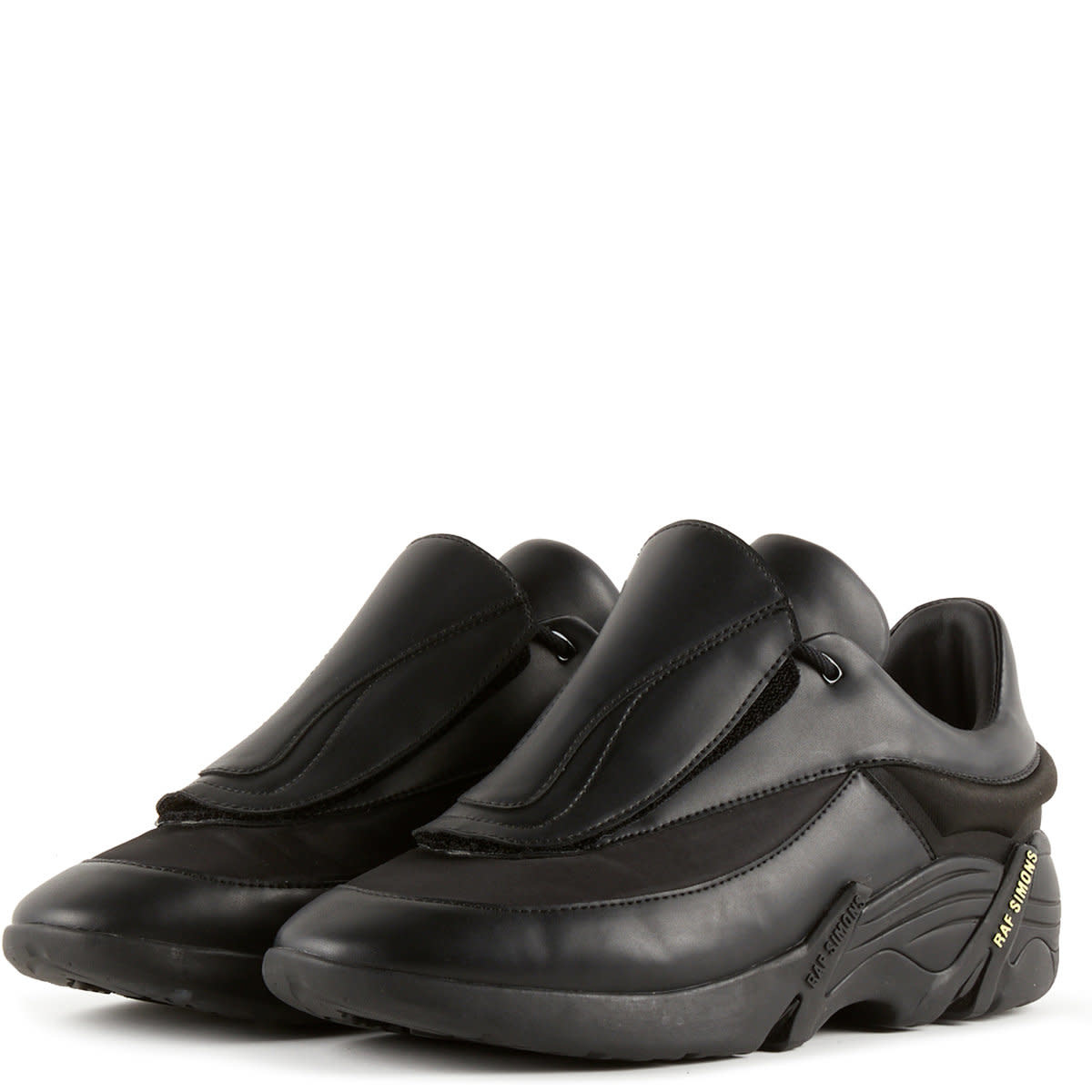 raf simons black sneakers