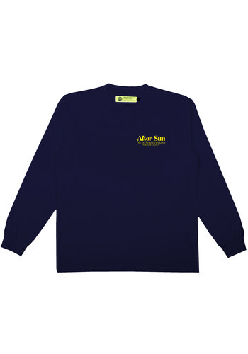 NEW AMSTERDAM SURFASSOCIATION after sun longsleeve black iris NEW AMSTERDAM SURFASSOCIATION after sun longsleeve black iris