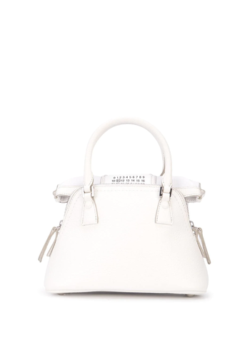 MAISON MARGIELA 5ac micro white/bright bag MAISON MARGIELA 5ac micro white/bright bag