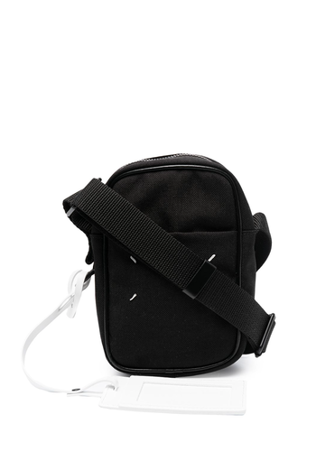 MAISON MARGIELA mini camera bag canvas leather black MAISON MARGIELA mini camera bag canvas leather black