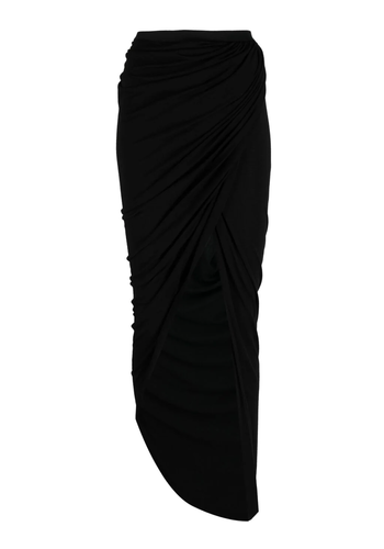 RICK OWENS LILIES lilies knit side split skirt black RICK OWENS LILIES lilies knit side split skirt black