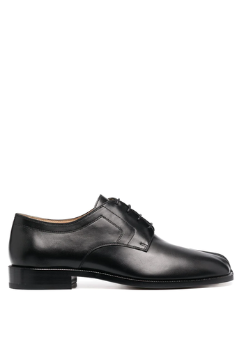 MAISON MARGIELA tabi lace up black mm box calf MAISON MARGIELA tabi lace up black mm box calf