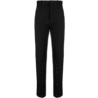 BUTTON LEG TROUSER BLACK