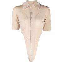 BIPEDS BODY BLOUSES SHORT SLEEVE CHAMPAGNE