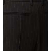 PINSTRIPE TROUSERS BLACK