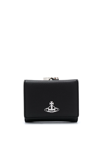 VIVIENNE WESTWOOD johanna small frame wallet black VIVIENNE WESTWOOD johanna small frame wallet black