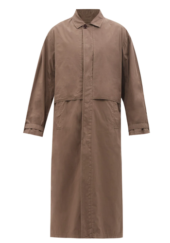 LEMAIRE storm flap coat chestnut LEMAIRE storm flap coat chestnut