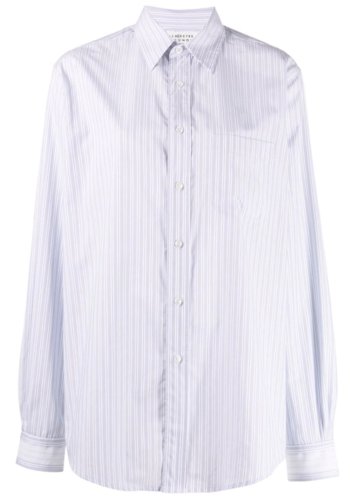 MAISON MARGIELA shirt blue stripes MAISON MARGIELA shirt blue stripes