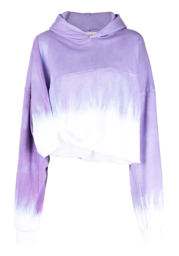 OTTOLINGER otto cropped drape hoodie lilac dip OTTOLINGER otto cropped drape hoodie lilac dip